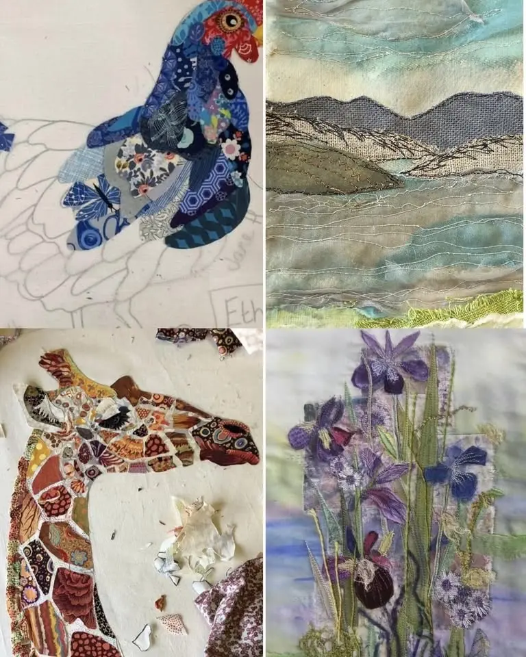 Textile Art on Canvas