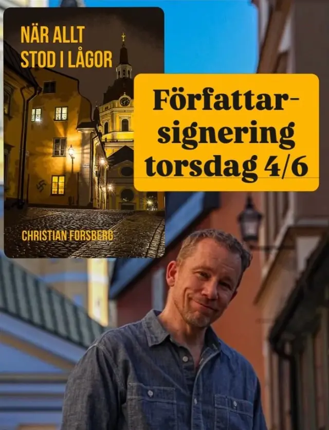 Författarsignering med Christian Forsberg