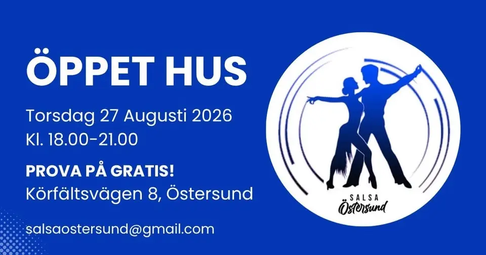 GRATIS PROVA PÅ SALSA & BACHATA 💙 SALSA ÖSTERSUND