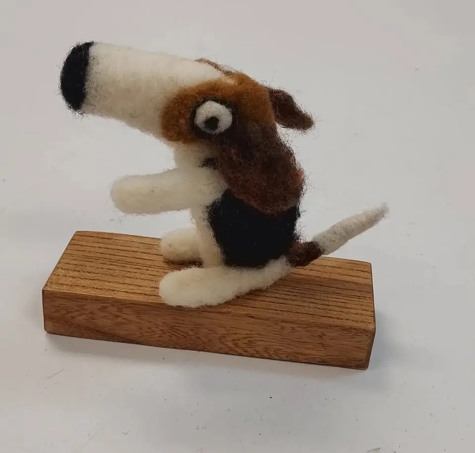 Kid's Class-Needle Felted Little Dog 