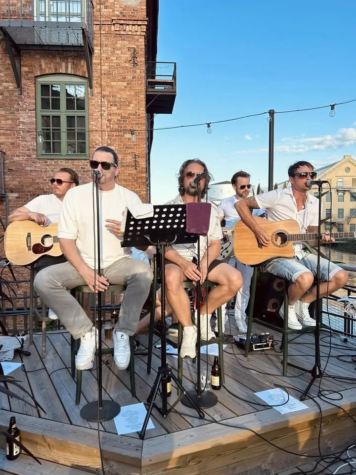Prinsarna från Broadway live på Kapten Billes