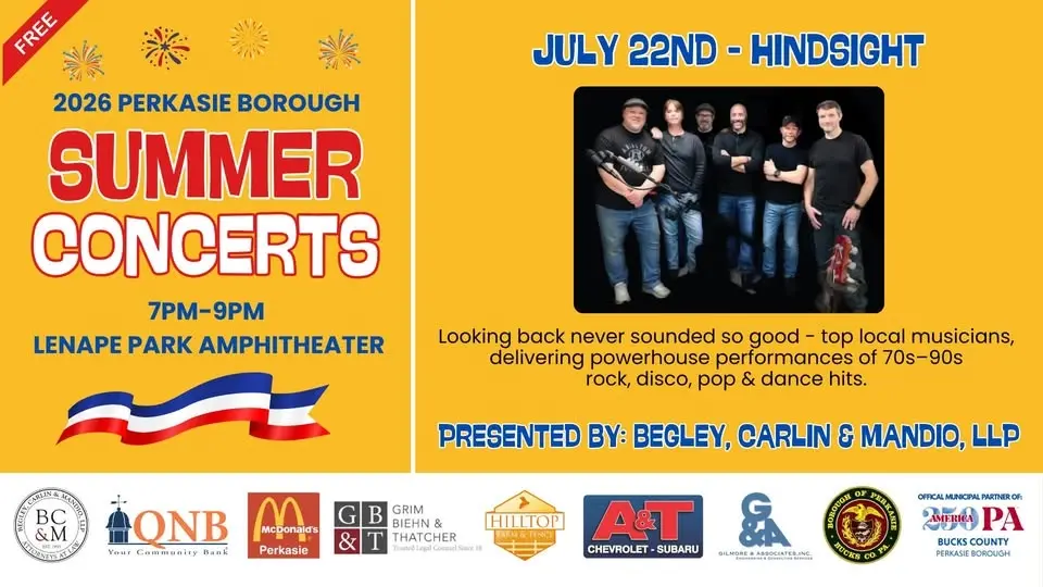 Hindsight - FREE Summer Concert