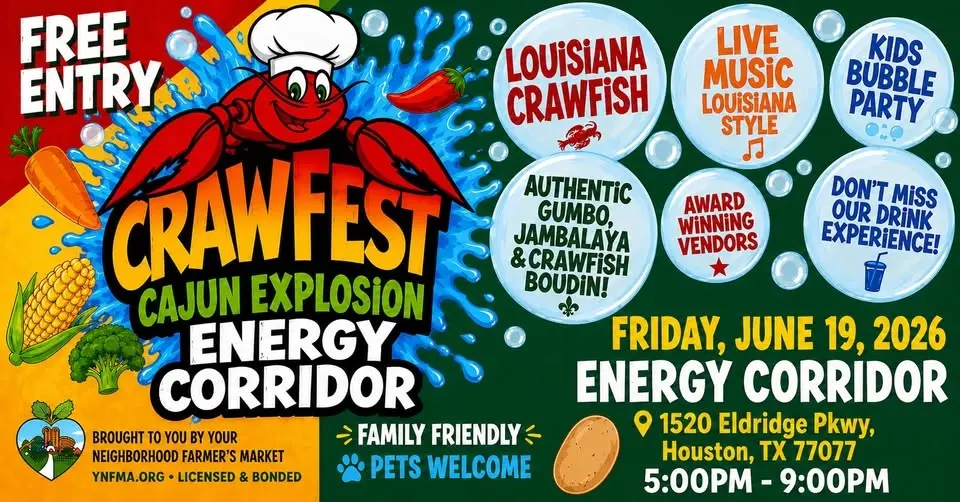 🦞ENERGY CORRIDOR-CRAWFEST CAJUN EXPLOSION