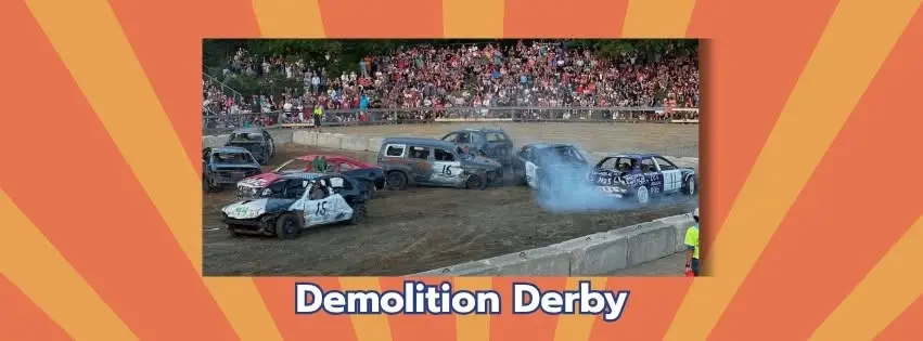 Demolition Derby Night at the Barnstable County Fair