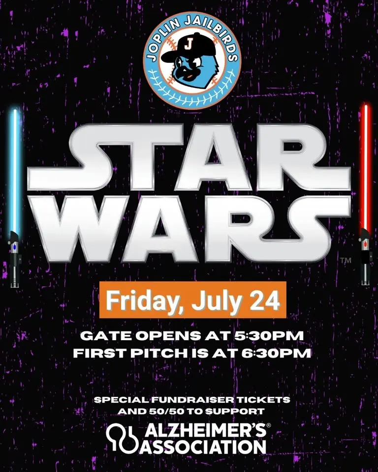 Star Wars Night at the Joplin Jailbirds vs Chillicothe Mudcats