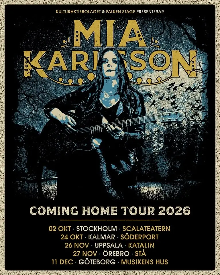 Mia Karlsson – Coming Home Tour 2026 • 24/10 • Kalmar