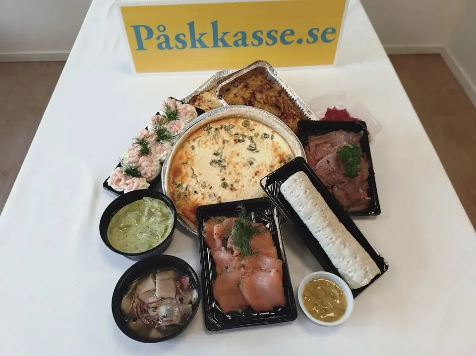 Påskkasse - hämta din påskmat hos oss.