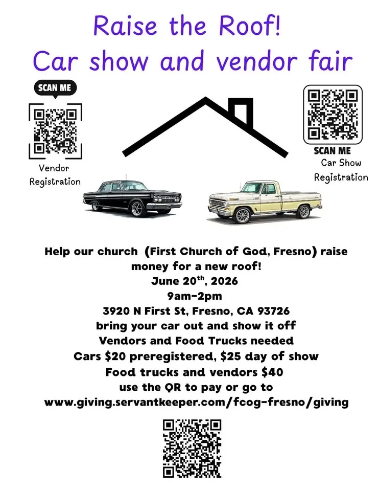Raise the Roof Car Show and Vendor Fair