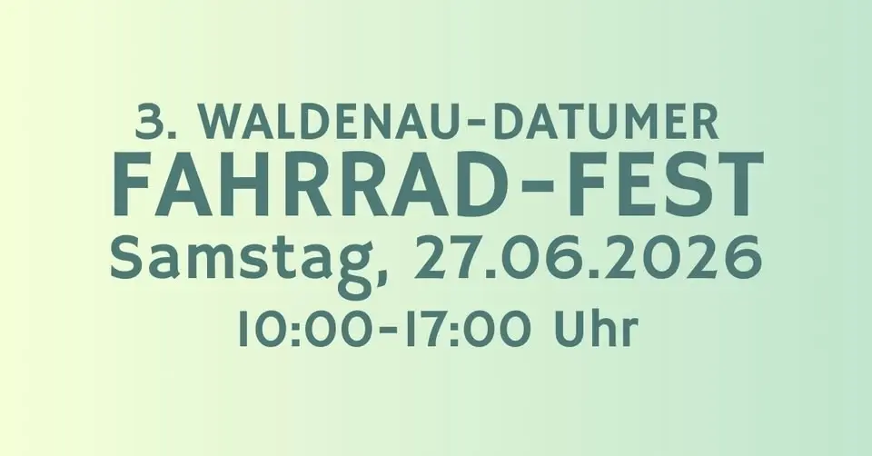 3. Waldenau-Datumer Fahrradfest