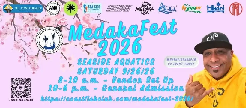 MedakaFest 2026 presented by COAST & AMA at SEASIDE AQUATICS