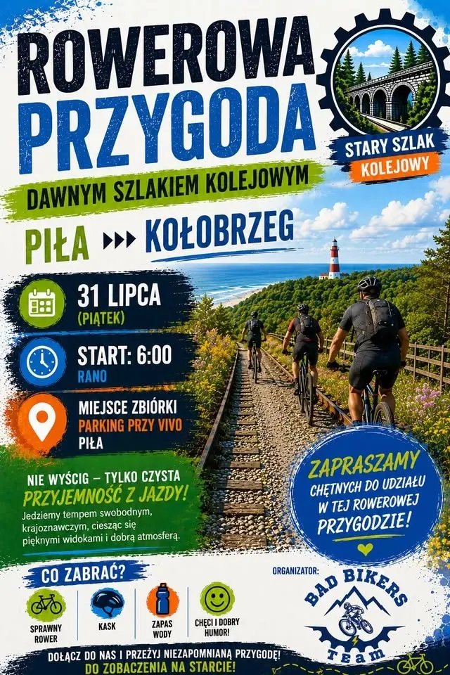 Rowerowa Przygoda Starym Kolejowym Szlakiem