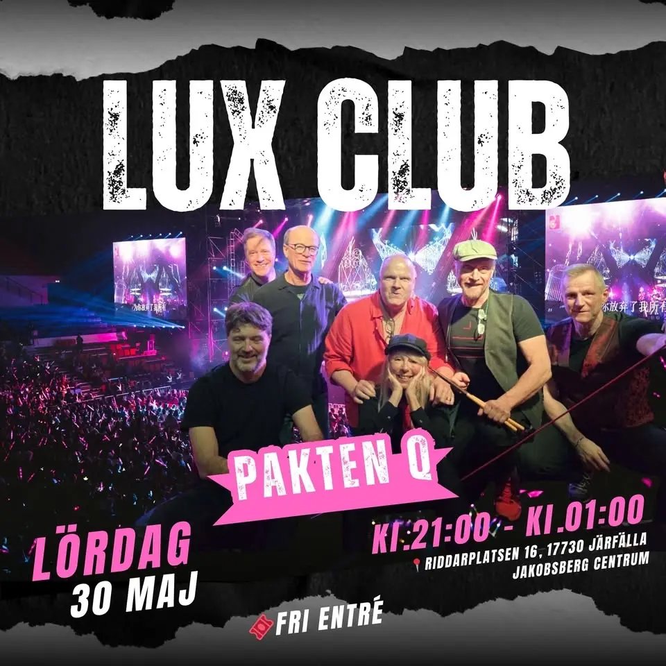 LUX CLUB LIVEBAND – PAKTEN Q 🎸🪩🔥