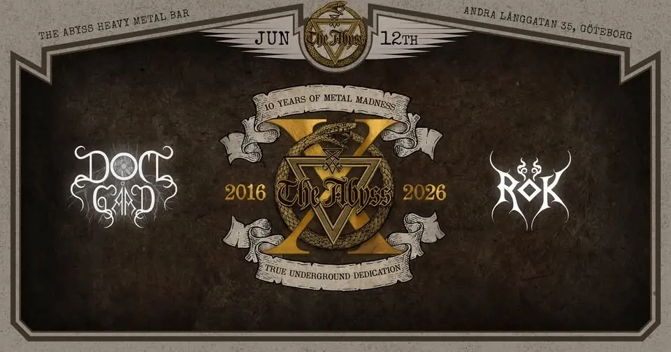 The Abyss X - Ten Year Celebration LIVE: Domgård + Rök