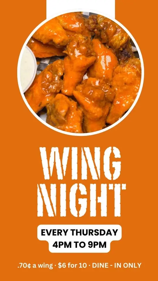 Wing Night at the Blarney Stone Pub 