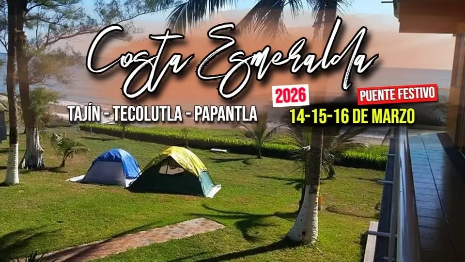 Costa Esmeralda, Tecolutla y Tajín - INFO Salida CDMX