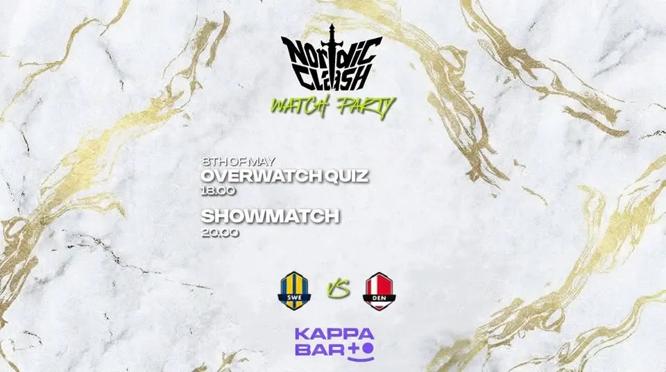 Overwatch QUIZ och Watchparty - NORDIC CLASH