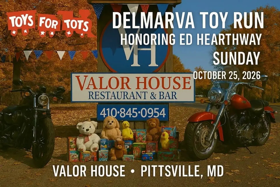 Toys for Tots - Delmarva Toy Run Honoring Ed Hearthway