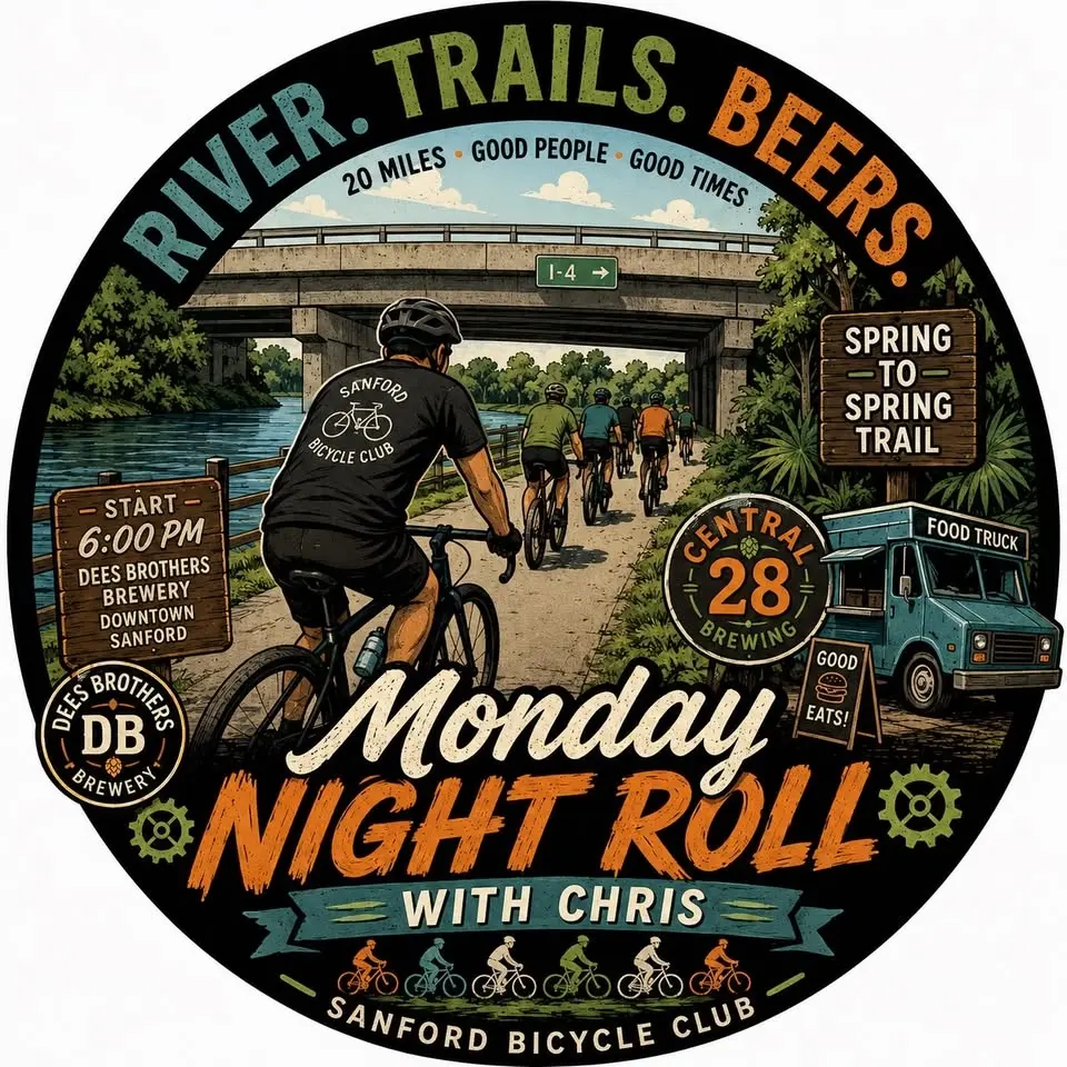 🚲 Monday Night Roll with Chris! 🍻🌳