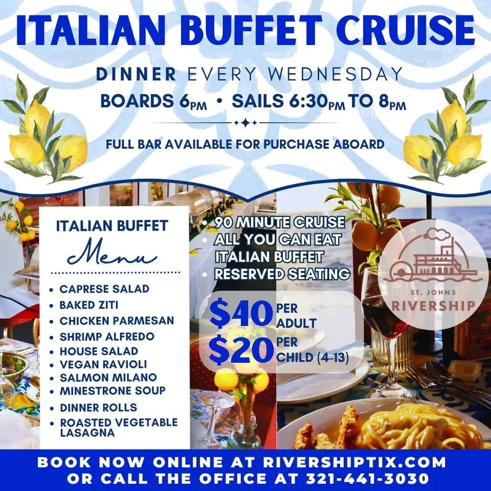 Italian Buffet Dinner Cruise Aboard the Barbara Lee