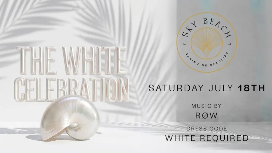 The White Celebration : Saturday, July 18