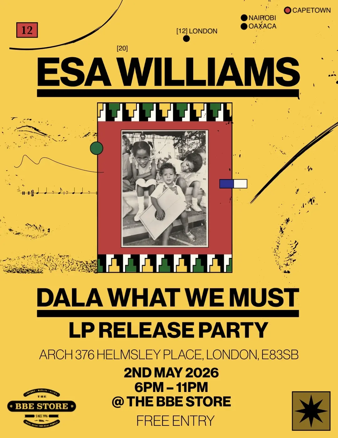 Esa Williams 'Dala What We Must' LP Launch Party