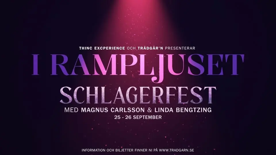 I RAMPLJUSET MED MAGNUS & LINDA - 26 SEPTEMBER - TRÄDGÅR'N