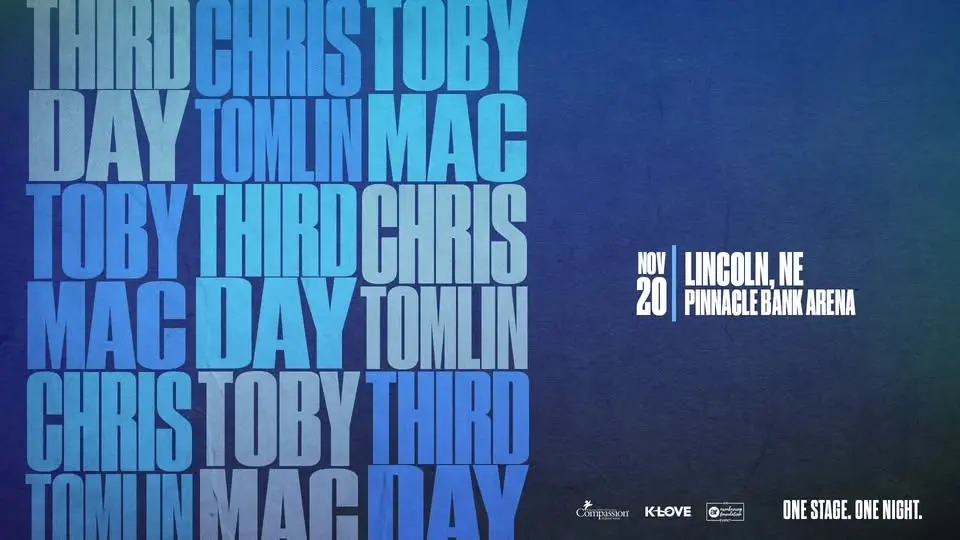 Third Day, Chris Tomlin, and TobyMac 2026 Tour