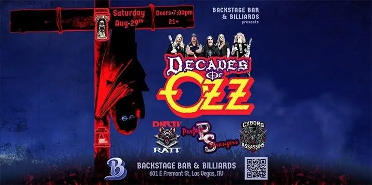 Decades of Ozz @ Backstage Bar & Billiards