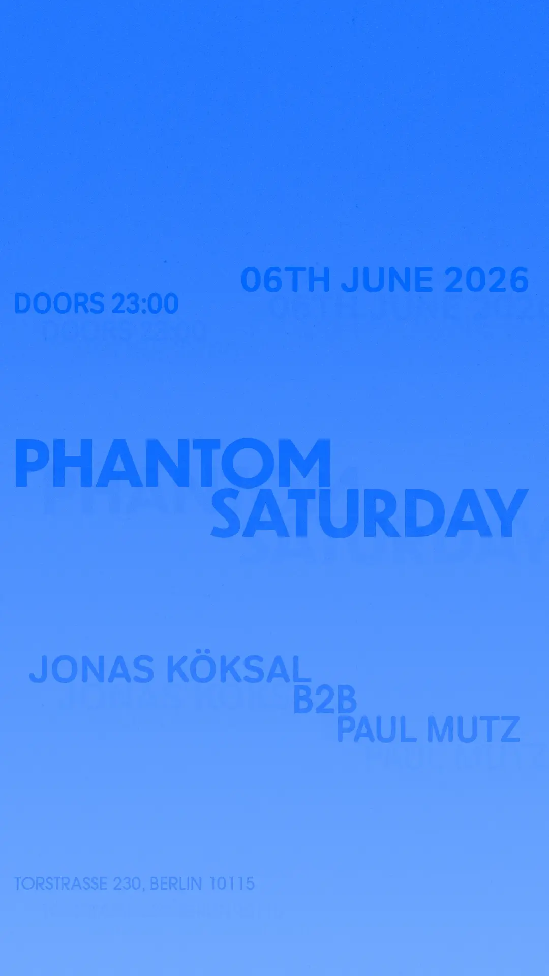 PHANTOM SATURDAY