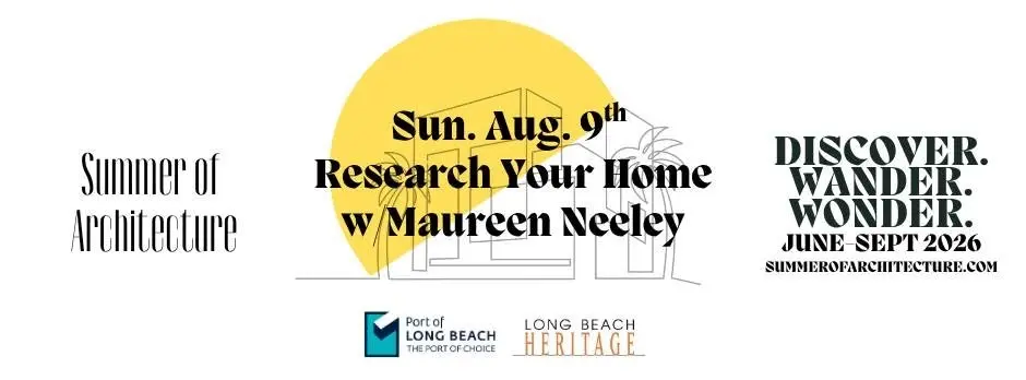 Summer of Architecture: Research Your Home FREE Workshop w/ Maureen Neeley
