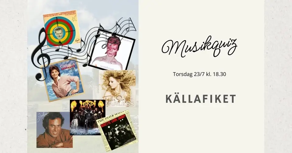 Musikquiz på Källafiket