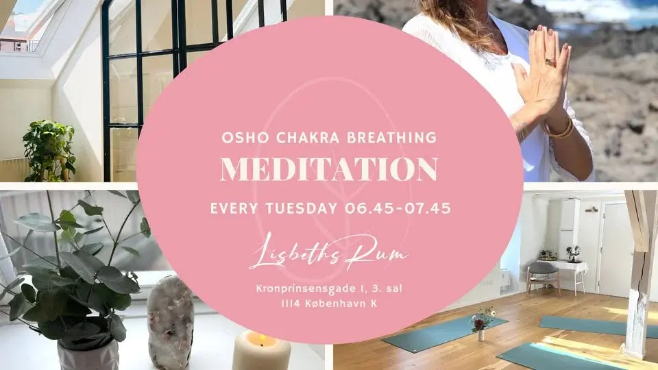 Osho Chakra Breathing Every Tuesday 6.45-7.45am