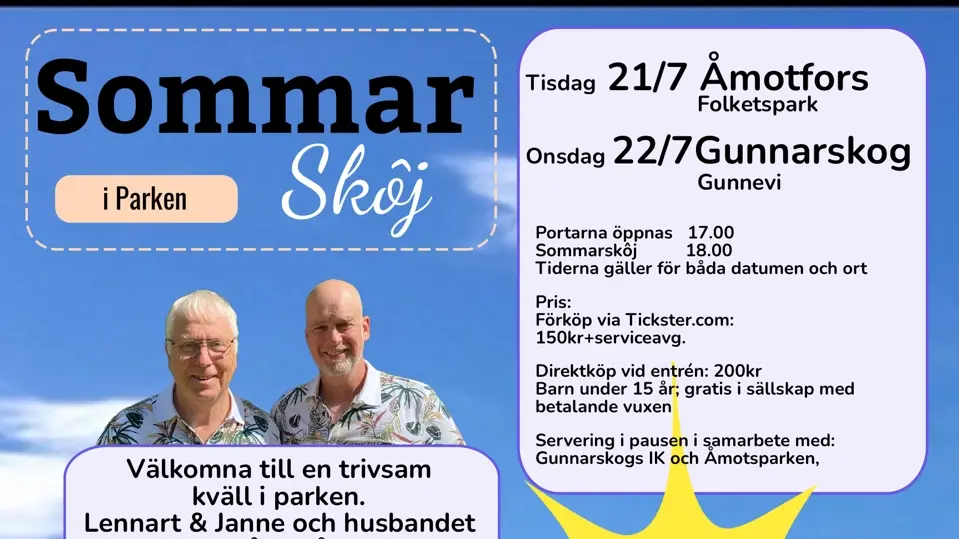 Sommarskôj i Parken