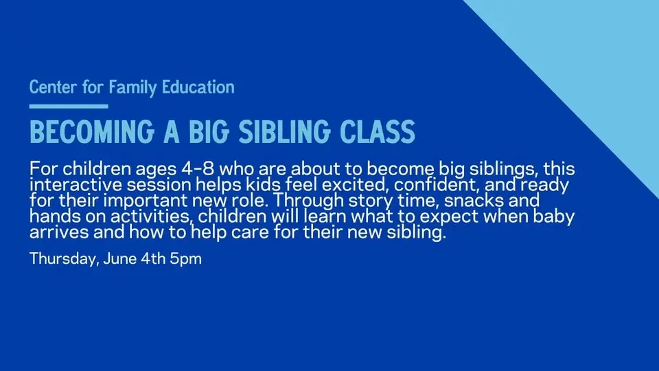 Becoming a Big Sibling (In Person) Class