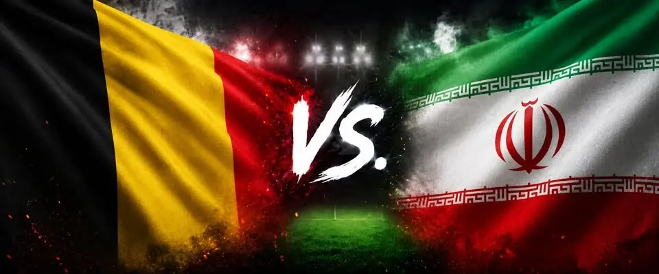 Belgien vs Iran på Summer Garden