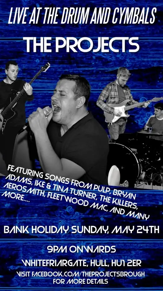 The Projects - Live at Drum & Cymbals