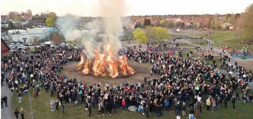 Valborgsfirande i Fornudden
