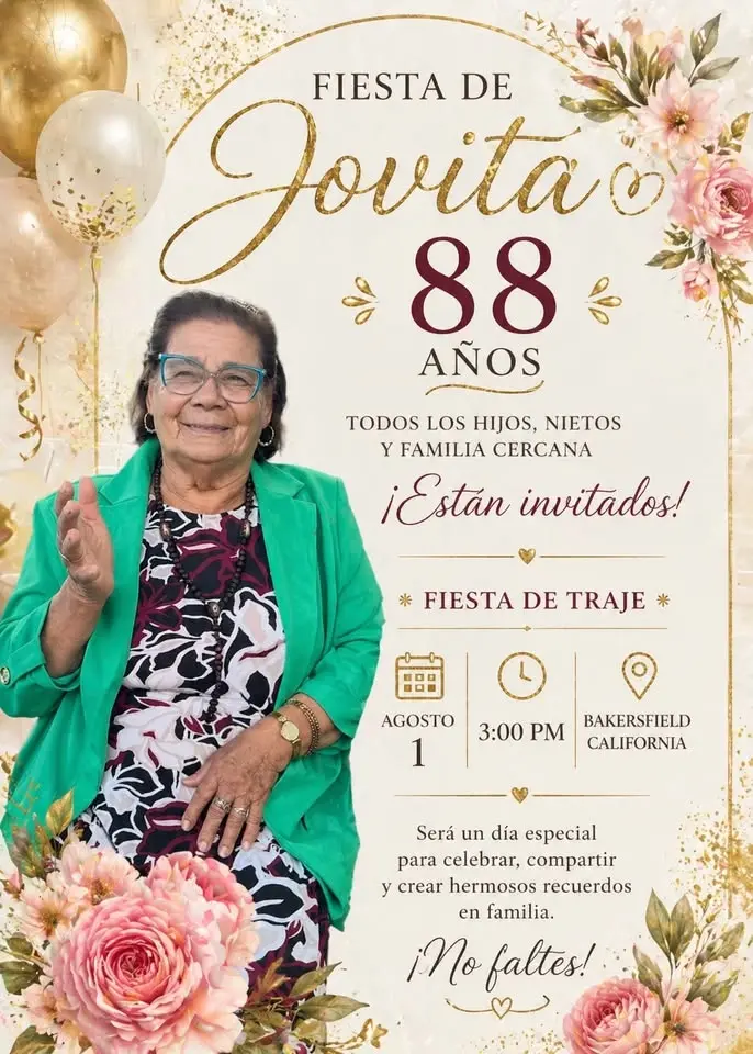 Jovita Rocha 88 años 