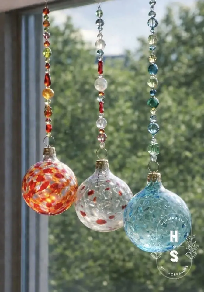 07/25/2026 10 am Blown Glass Christmas Ornaments 