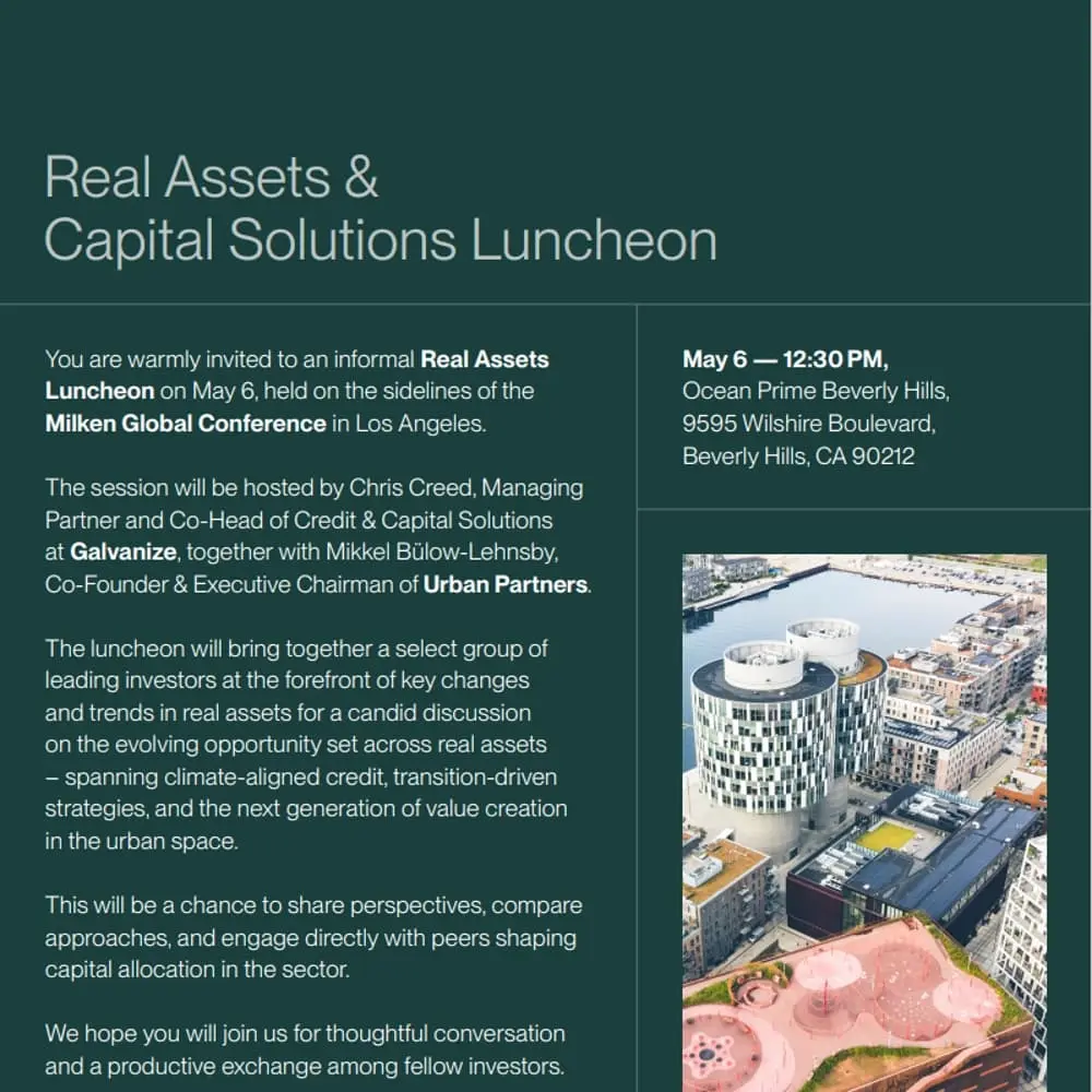 Real Assets Luncheon