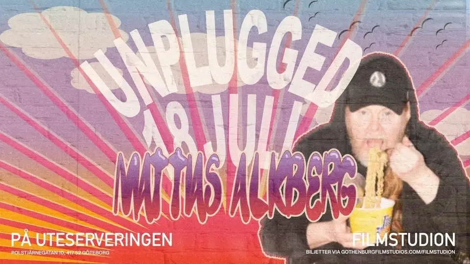 VM: Unplugged på uteserveringen med Mattias Alkberg på Filmstudion