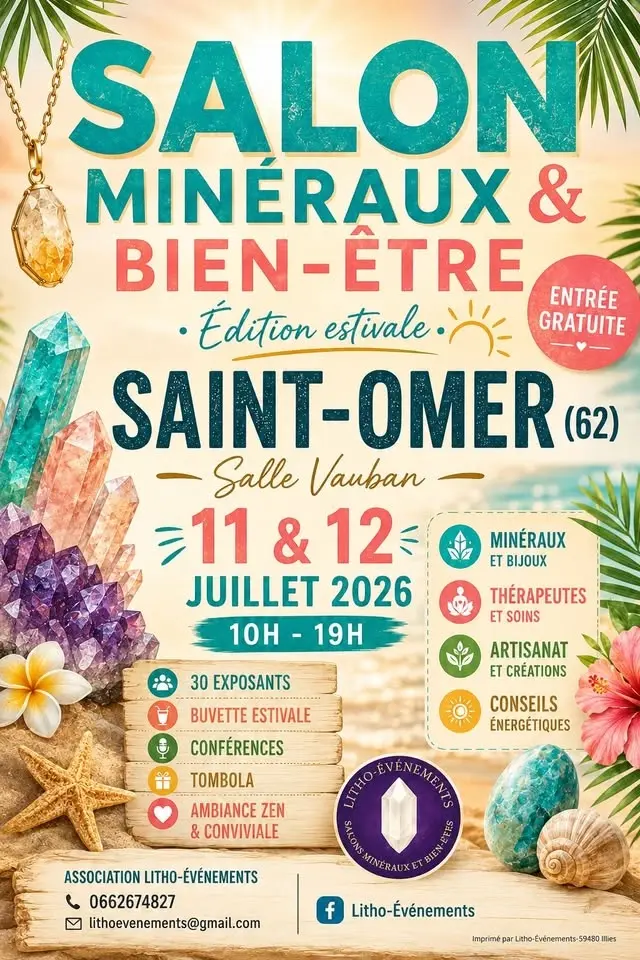 ☀️ SALON MINÉRAUX & BIEN-ÊTRE – ÉDITION ESTIVALE ☀️
