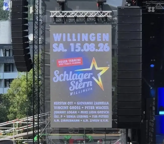 Tagesfahrt mit dem Bus zum Schlager Stern in Willingen am 15.08.2026
