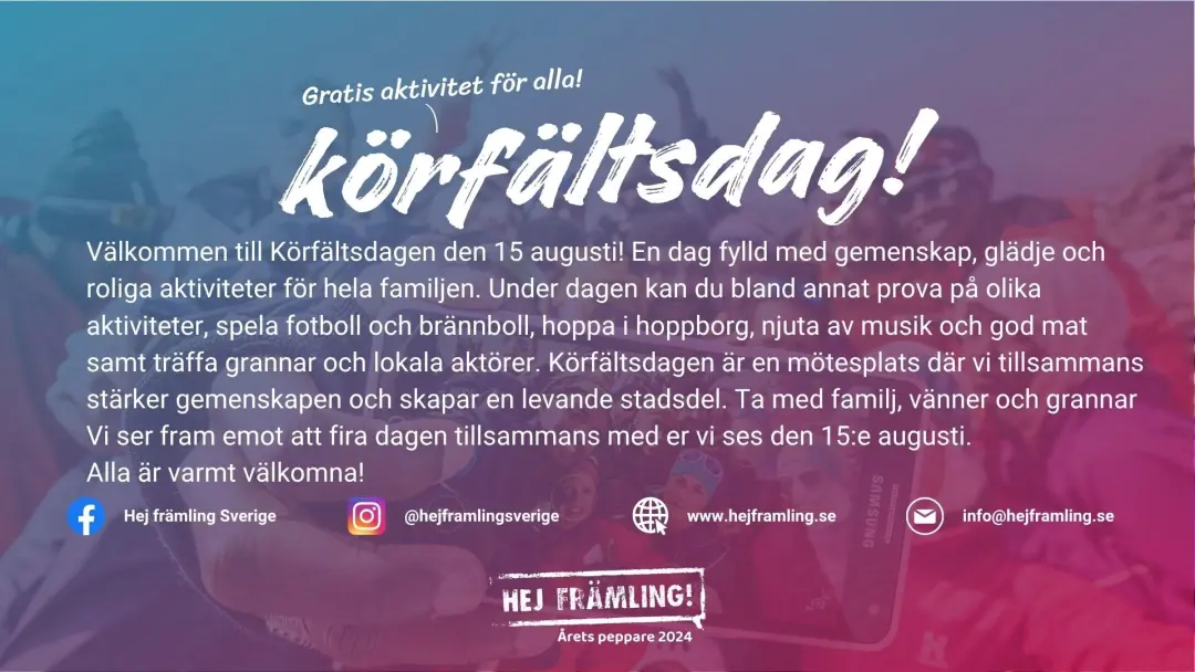 Körfältsdag 2026