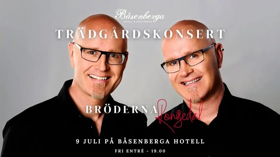 Trädgårdskonsert med Bröderna Rongedal