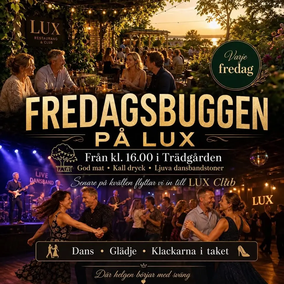 FREDAGSBUGGEN PÅ LUX 💃🎶🍸