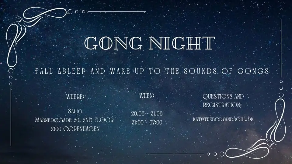 GONG NIGHT - fall asleep and wake up to the sounds of gongs