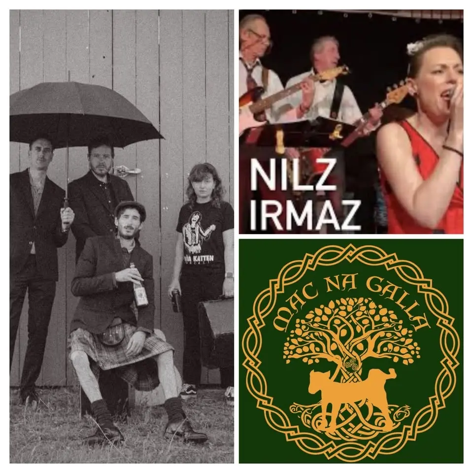 Musik i Ellös Parken med Mac Na Galla och Nilz-Irmaz