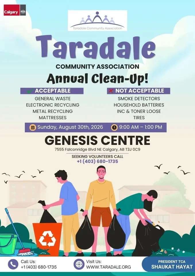 Annual Clean-Up by TARADALE COMMUNITY ASSOCIATION 