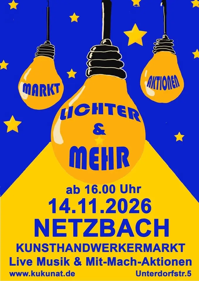 LICHTERFEST Netzbach - LICHTER&ME(E)HR - einzigARTige besinnliche Markt